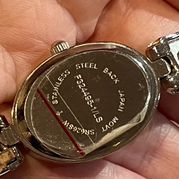 Silver Quartz Rhinestone Watch - Picture 8 of 10